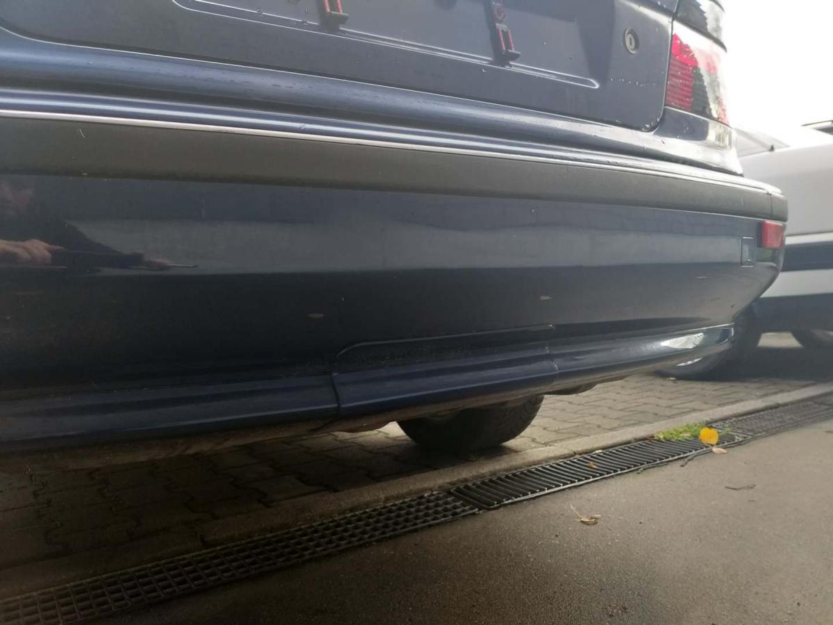 BMW 5er E39 original Stoßstange Stossfänger hinten Limousine 276 Avusblau Bj.1997